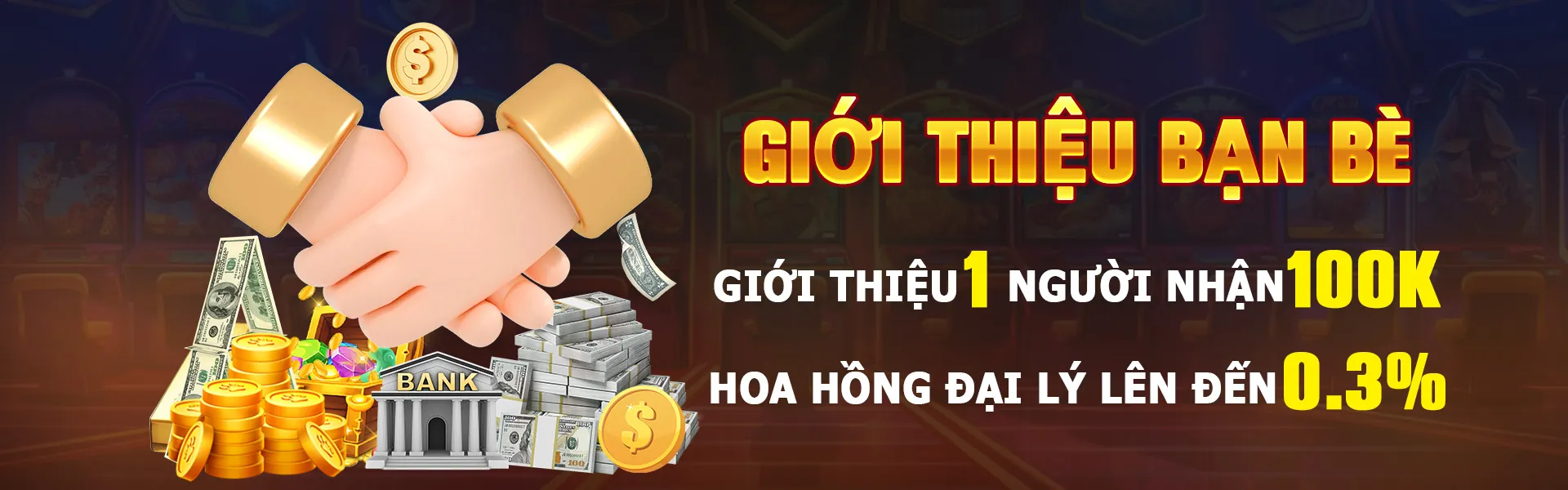 Banner kêu gọi hành động cho chương trình hoàn trả nạp tiền hàng ngày ok22